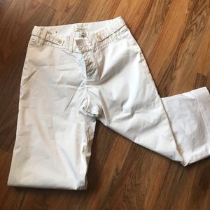 White Banana Republic capris